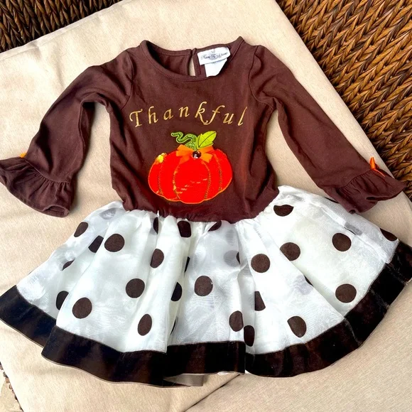 3t brown dress Gubotare Christmas Dress Toddler Baby Girls 1st Birthday Outfit Colorful Polka Dots Princess Tutu Dress Cake Smash Clothes Size 2T 3T(Brown,2-3 Years)